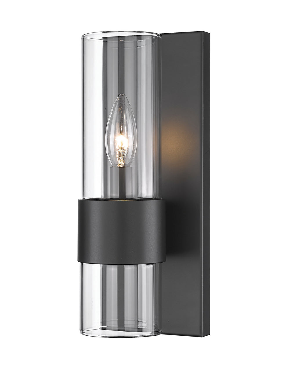 Z-Lite Canada - One Light Wall Sconce - Lawson - Matte Black- Union Lighting Luminaires Decor