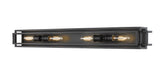 Z-Lite Canada - Four Light Vanity - Titania - Matte Black- Union Lighting Luminaires Decor