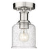 Z-Lite Canada - One Light Flush Mount - Bryant - Brushed Nickel- Union Lighting Luminaires Decor