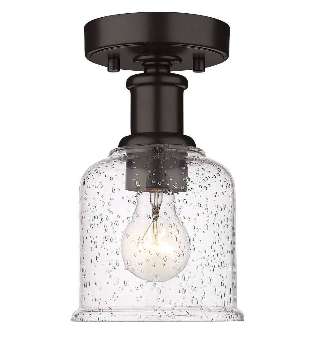 Z-Lite Canada - One Light Flush Mount - Bryant - Bronze- Union Lighting Luminaires Decor