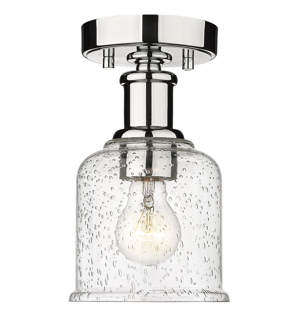 Z-Lite Canada - One Light Flush Mount - Bryant - Chrome- Union Lighting Luminaires Decor