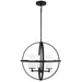 Generation Lighting Canada - Three Light Chandelier - Alturas - Midnight Black- Union Lighting Luminaires Decor