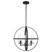 Generation Lighting Canada - Three Light Chandelier - Alturas - Midnight Black- Union Lighting Luminaires Decor
