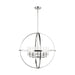 Generation Lighting Canada - Five Light Chandelier - Alturas - Brushed Nickel- Union Lighting Luminaires Decor