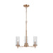 Visual Comfort Studio Canada - Three Light Chandelier - Zire - Satin Brass- Union Lighting Luminaires Decor