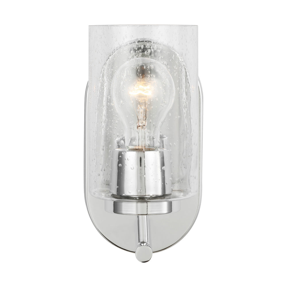 Generation Lighting Canada - One Light Wall / Bath Sconce - Oslo - Chrome- Union Lighting Luminaires Decor