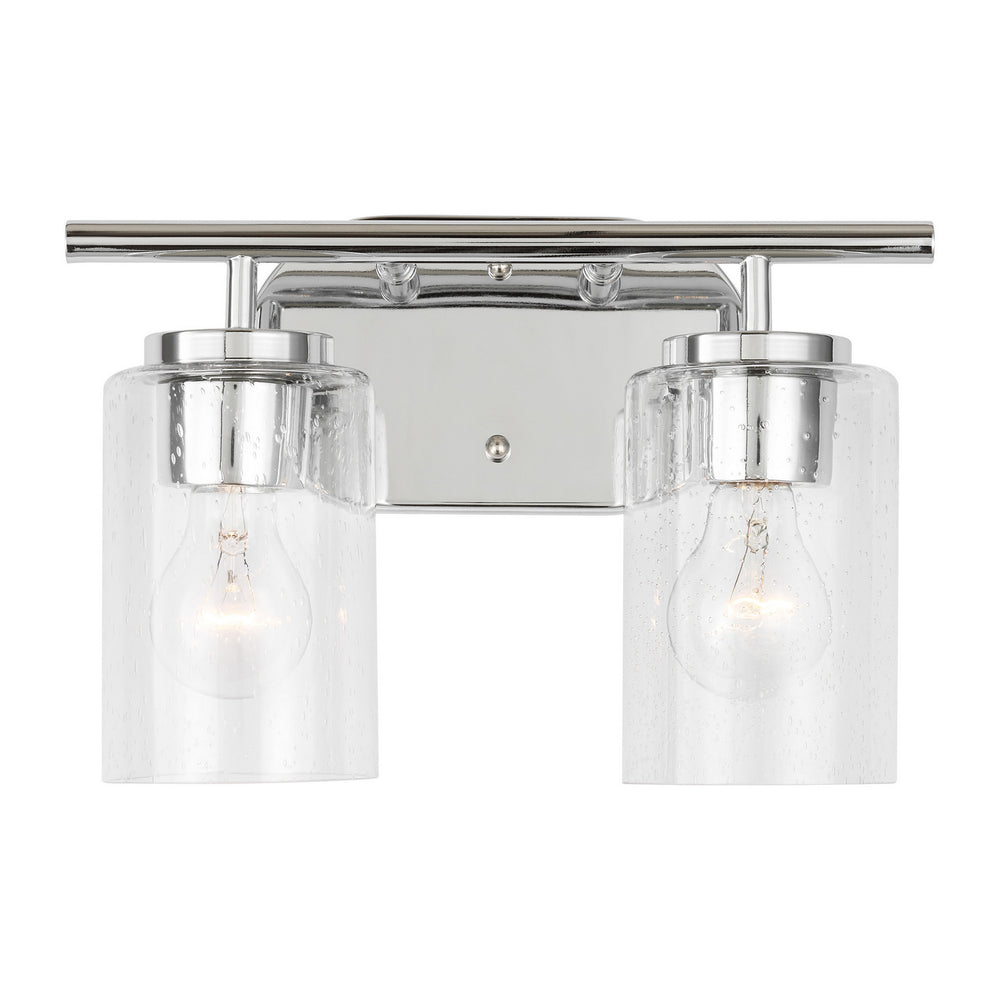 Generation Lighting Canada - Two Light Wall / Bath - Oslo - Chrome- Union Lighting Luminaires Decor