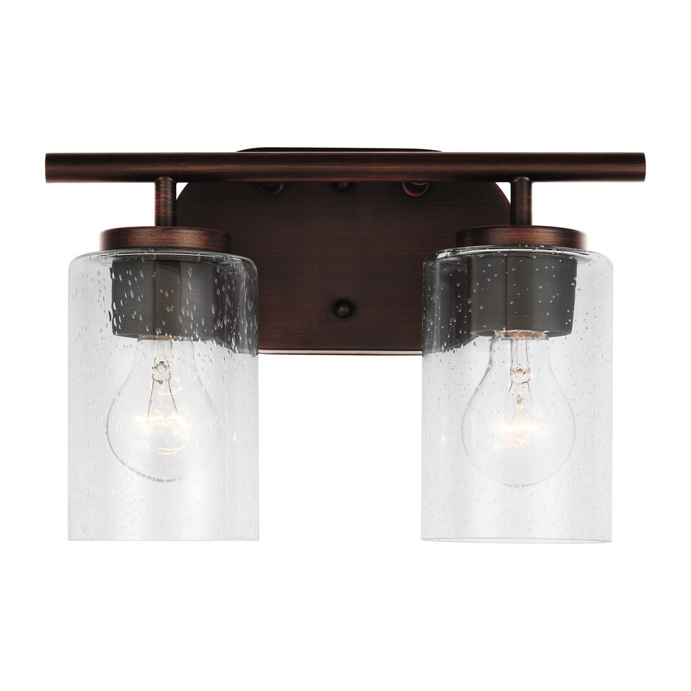 Generation Lighting Canada - Two Light Wall / Bath - Oslo - Bronze- Union Lighting Luminaires Decor
