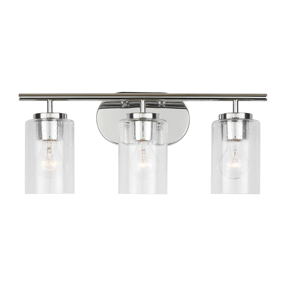 Generation Lighting Canada - Three Light Wall / Bath - Oslo - Chrome- Union Lighting Luminaires Decor
