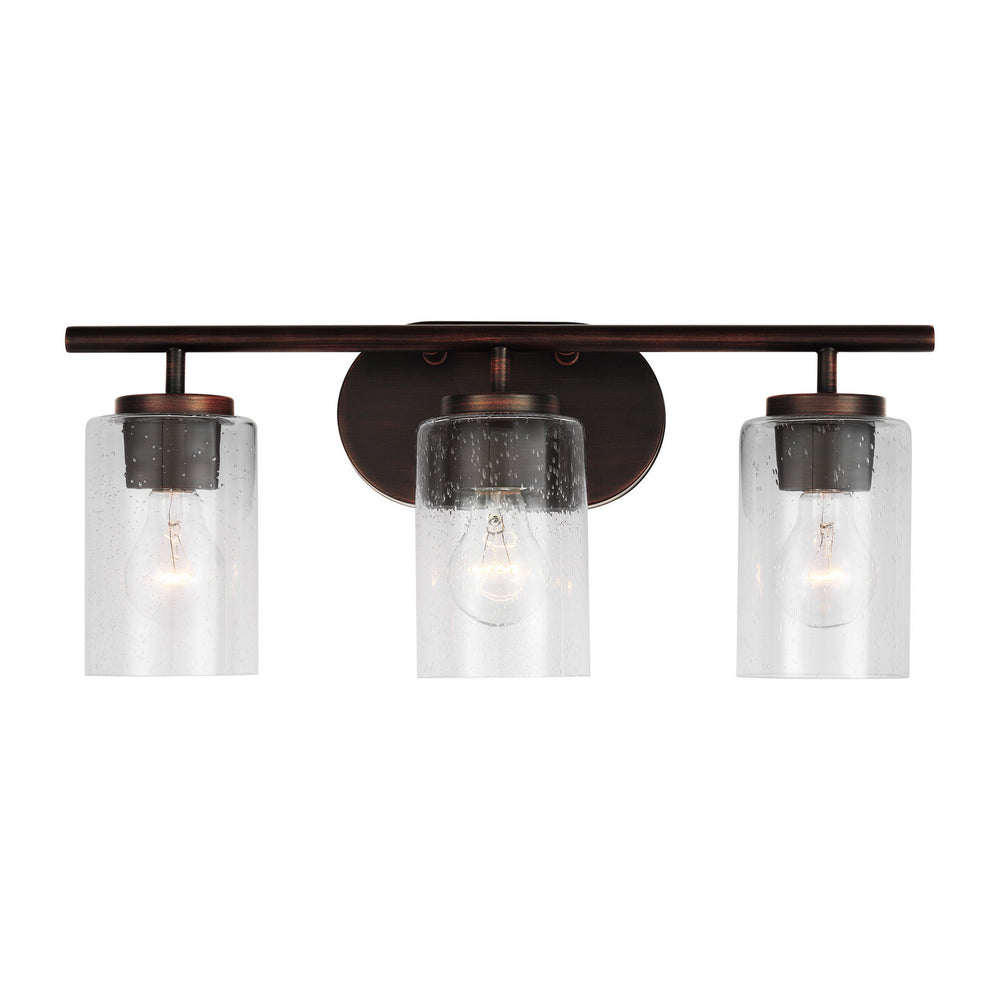 Generation Lighting Canada - Three Light Wall / Bath - Oslo - Bronze- Union Lighting Luminaires Decor
