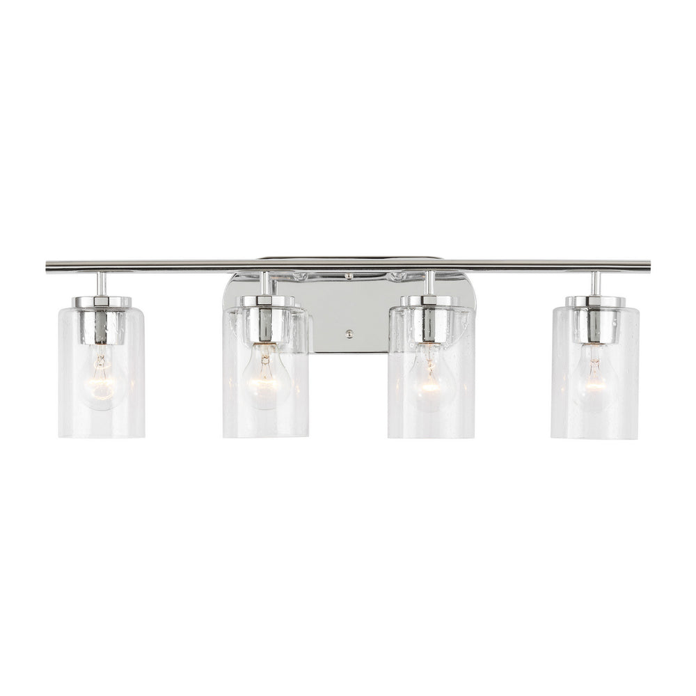 Generation Lighting Canada - Four Light Wall / Bath - Oslo - Chrome- Union Lighting Luminaires Decor