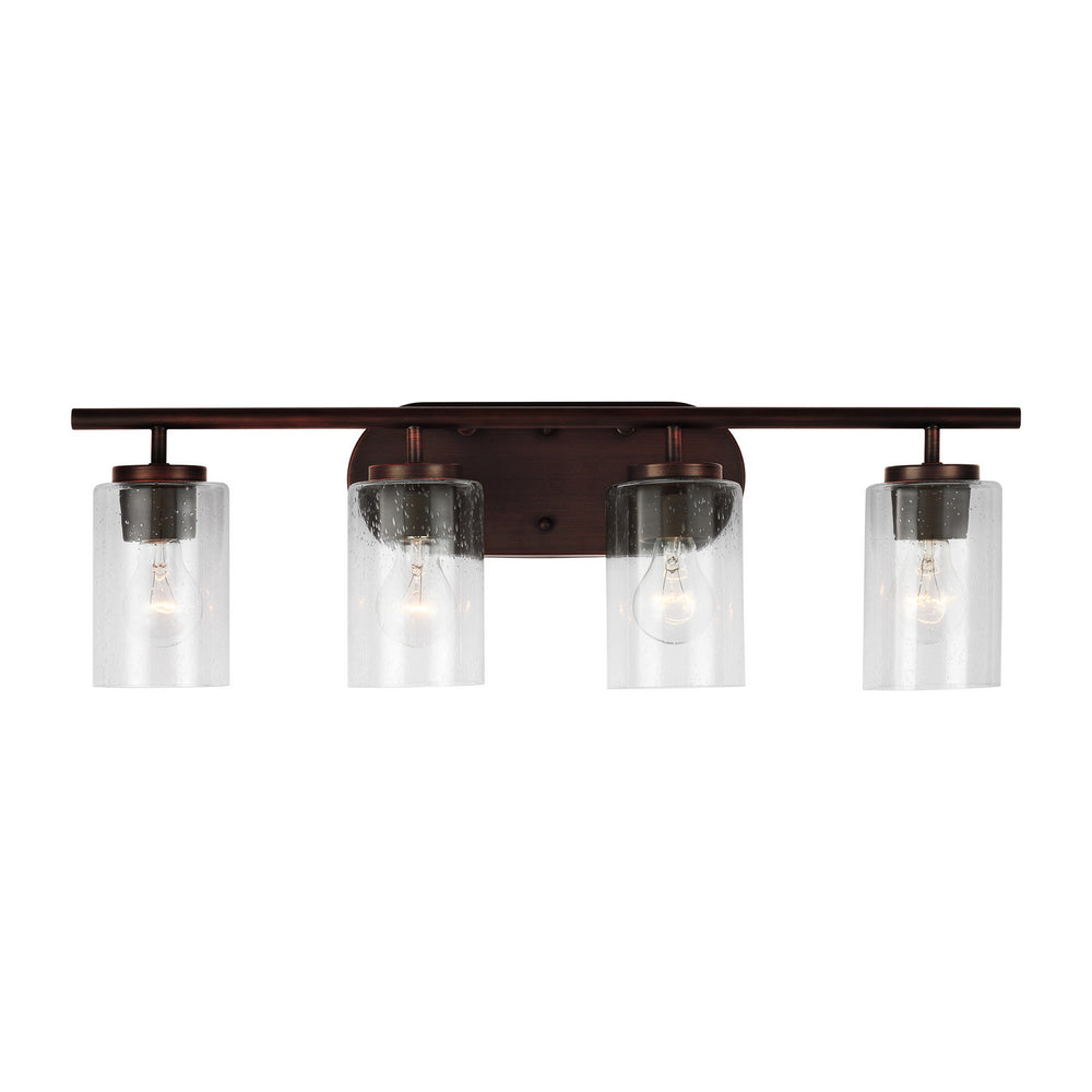 Generation Lighting Canada - Four Light Wall / Bath - Oslo - Bronze- Union Lighting Luminaires Decor