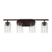 Generation Lighting Canada - Four Light Wall / Bath - Oslo - Bronze- Union Lighting Luminaires Decor