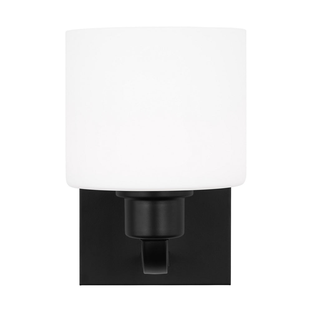 Generation Lighting Canada - One Light Wall / Bath Sconce - Canfield - Midnight Black- Union Lighting Luminaires Decor