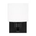 Generation Lighting Canada - One Light Wall / Bath Sconce - Canfield - Midnight Black- Union Lighting Luminaires Decor