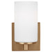 Generation Lighting Canada - One Light Wall / Bath Sconce - Hettinger - Satin Brass- Union Lighting Luminaires Decor