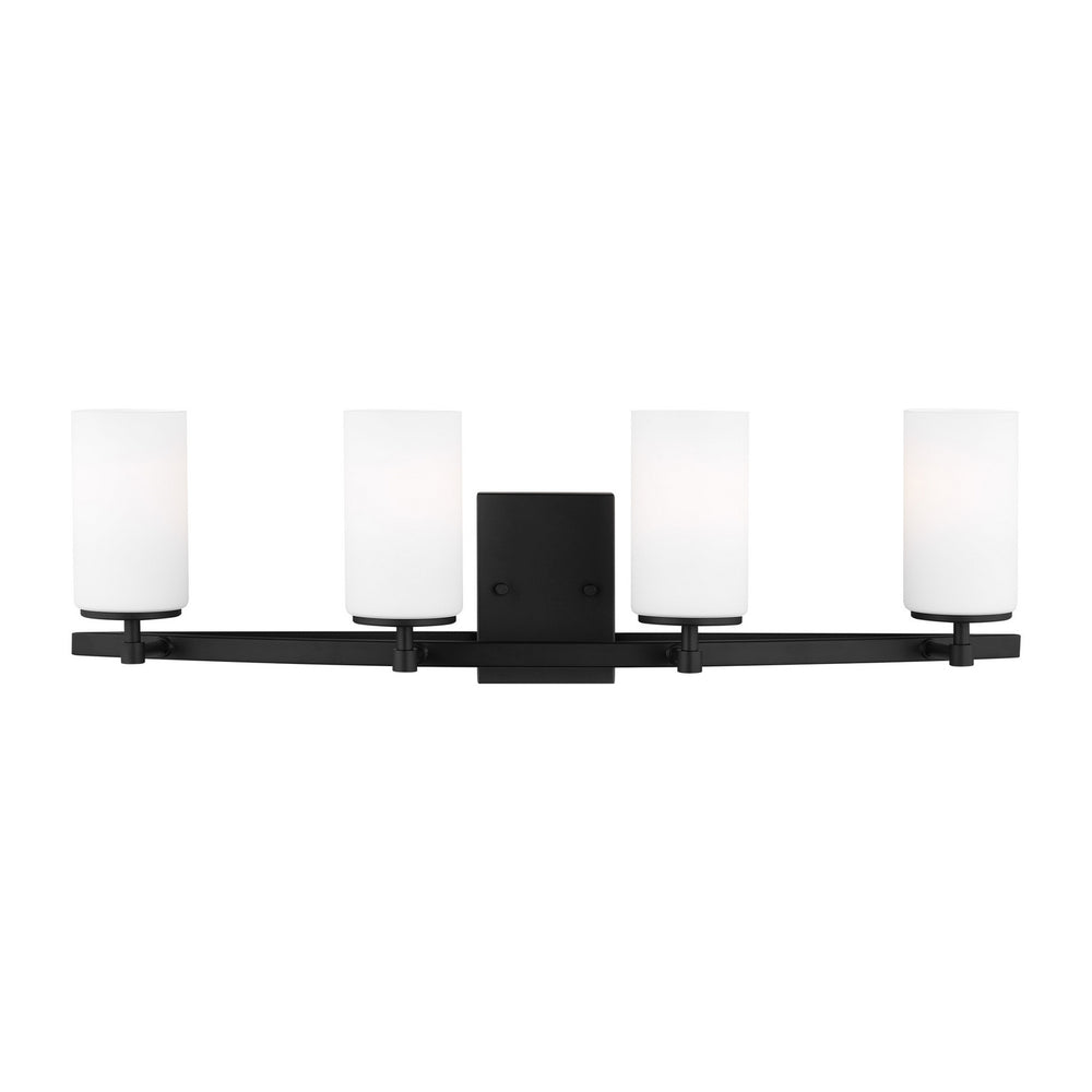 Generation Lighting Canada - Four Light Wall / Bath - Alturas - Midnight Black- Union Lighting Luminaires Decor