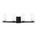 Generation Lighting Canada - Four Light Wall / Bath - Alturas - Midnight Black- Union Lighting Luminaires Decor
