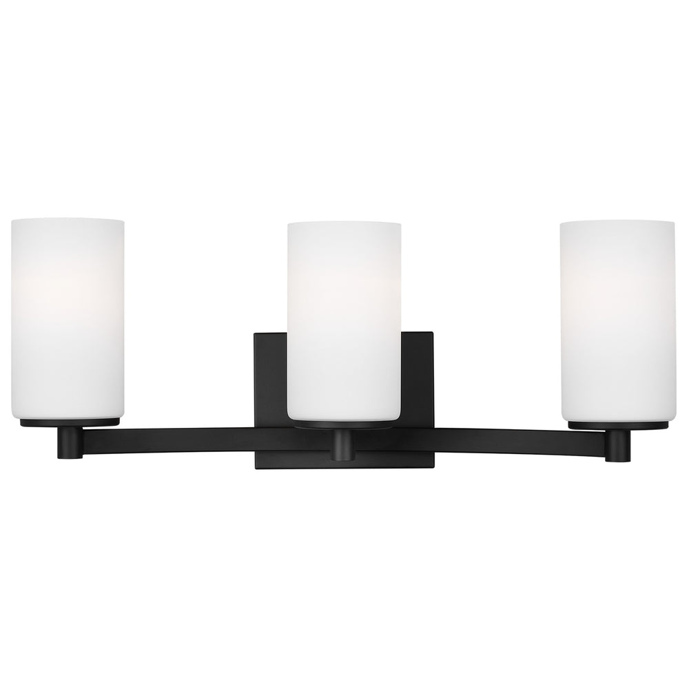 Generation Lighting Canada - Three Light Wall / Bath - Hettinger - Midnight Black- Union Lighting Luminaires Decor