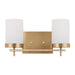 Visual Comfort Studio Canada - Two Light Bath - Zire - Satin Brass- Union Lighting Luminaires Decor