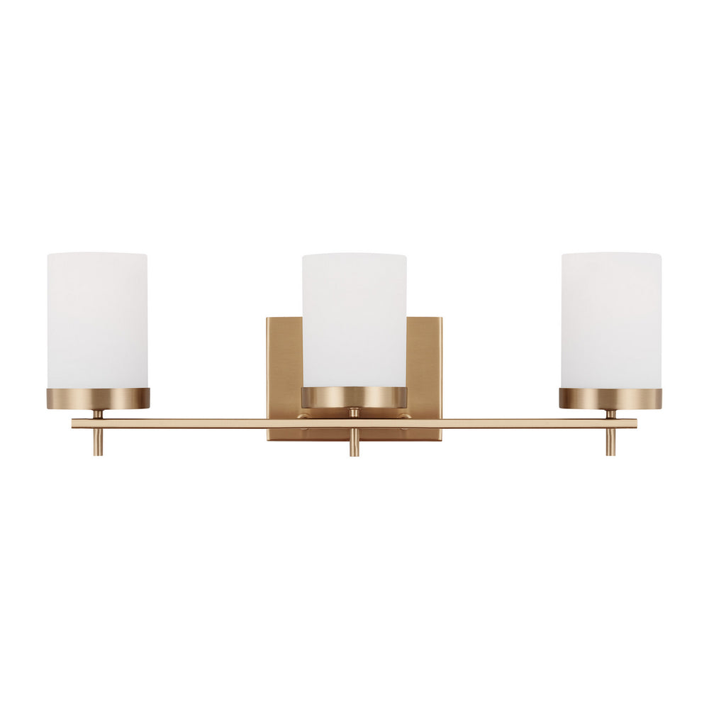 Visual Comfort Studio Canada - Three Light Bath - Zire - Satin Brass- Union Lighting Luminaires Decor