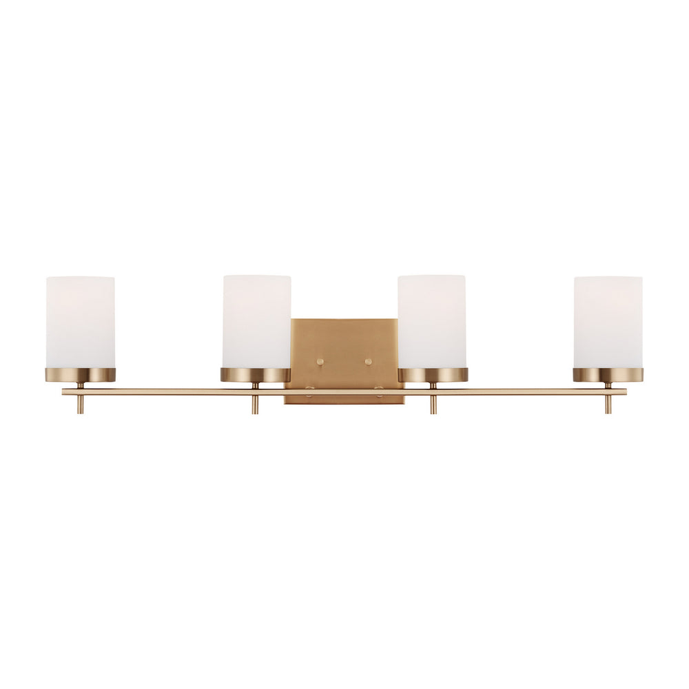 Visual Comfort Studio Canada - Four Light Bath - Zire - Satin Brass- Union Lighting Luminaires Decor