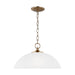 Generation Lighting Canada - One Light Pendant - Geary - Satin Brass- Union Lighting Luminaires Decor
