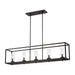 Visual Comfort Studio Canada - Five Light Island Pendant - Zire - Midnight Black- Union Lighting Luminaires Decor