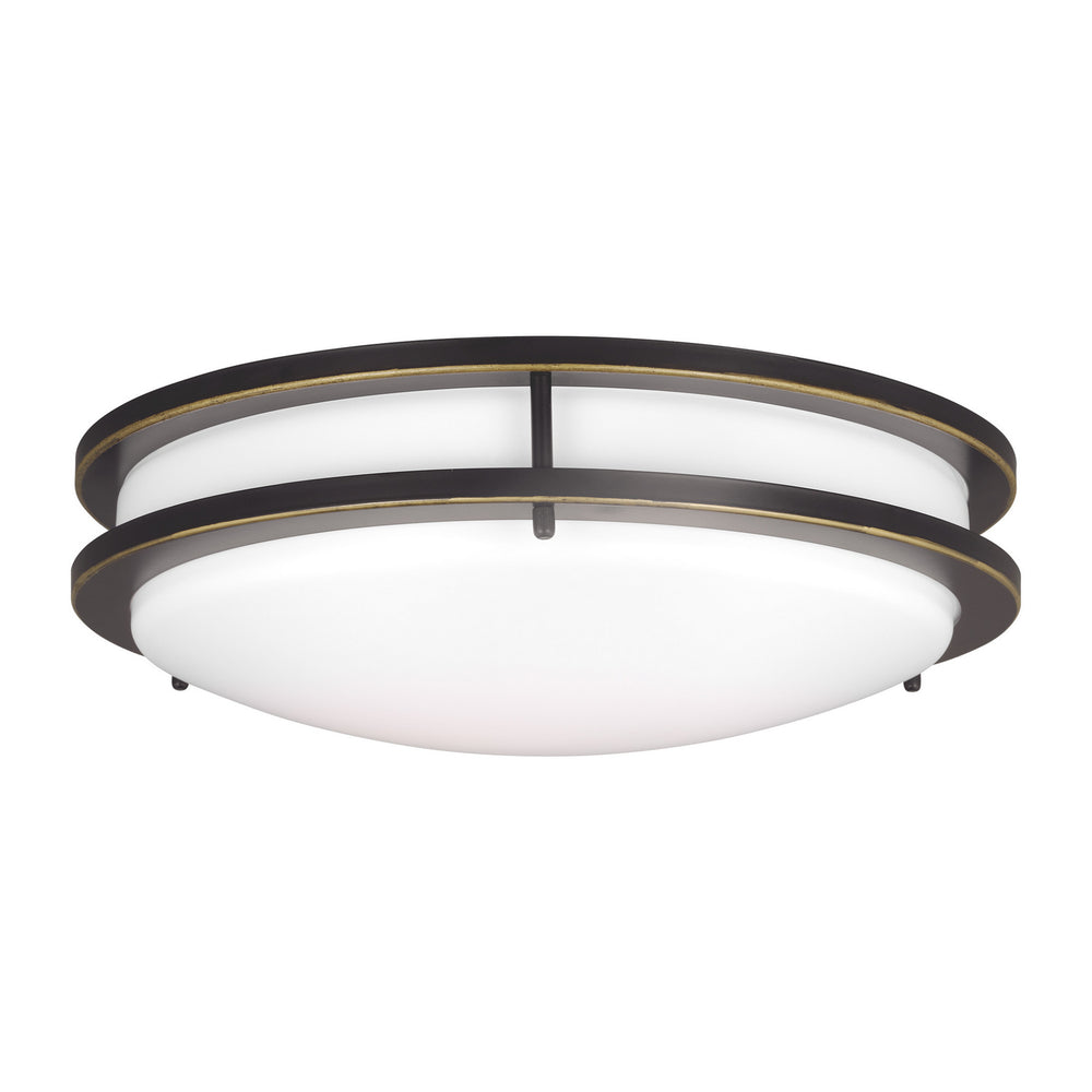 Generation Lighting Canada - LED Flush Mount - Mahone - Antique Bronze- Union Lighting Luminaires Decor