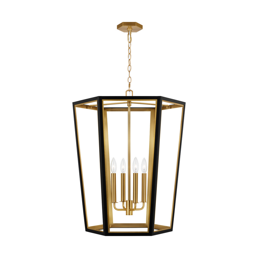 Visual Comfort Studio Canada - Four Light Lantern - Curt - Midnight Black- Union Lighting Luminaires Decor