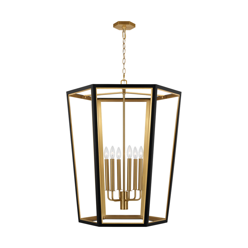 Visual Comfort Studio Canada - Six Light Lantern - Curt - Midnight Black- Union Lighting Luminaires Decor
