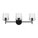 Visual Comfort Studio Canada - Three Light Vanity - Marietta - Aged Iron- Union Lighting Luminaires Decor