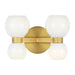 Visual Comfort Studio Canada - Four Light Wall Sconce - Londyn - Burnished Brass- Union Lighting Luminaires Decor