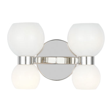 Visual Comfort Studio Canada - Four Light Wall Sconce - Londyn - Polished Nickel- Union Lighting Luminaires Decor