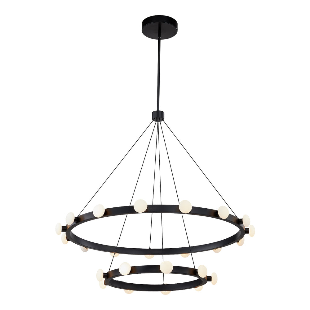 Kuzco Canada - LED Chandelier - Rezz - Black- Union Lighting Luminaires Decor
