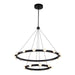 Kuzco Canada - LED Chandelier - Rezz - Black- Union Lighting Luminaires Decor