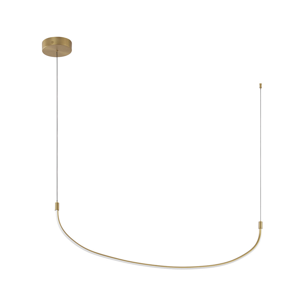 Kuzco Canada - LED Pendant - Talis - Brushed Gold- Union Lighting Luminaires Decor