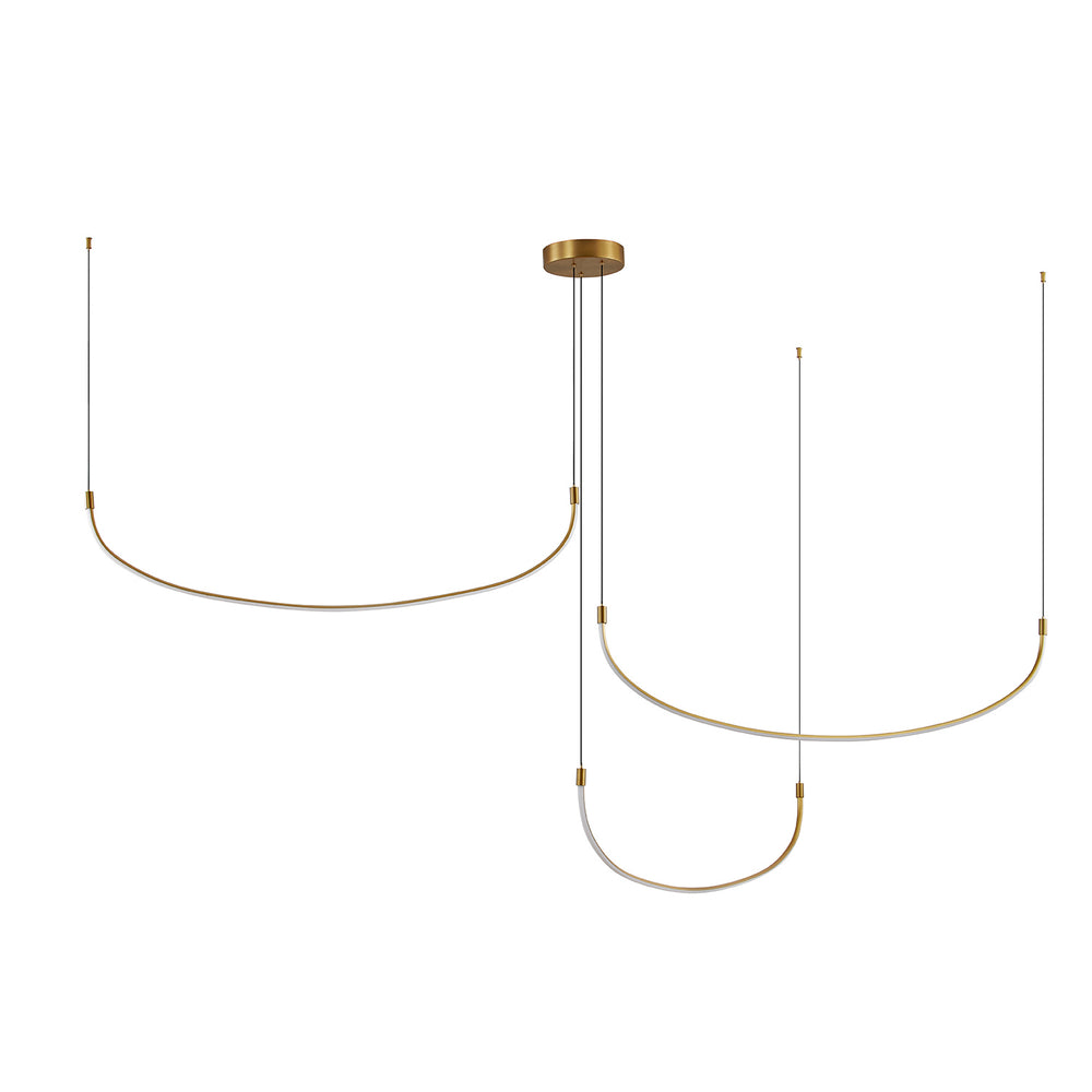 Kuzco Canada - LED Pendant - Talis - Brushed Gold- Union Lighting Luminaires Decor