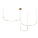 Kuzco Canada - LED Pendant - Talis - Brushed Gold- Union Lighting Luminaires Decor