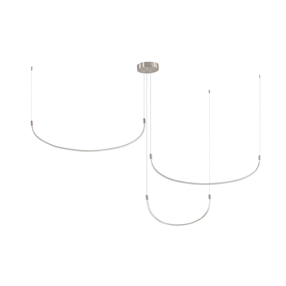 Kuzco Canada - LED Pendant - Talis - Brushed Nickel- Union Lighting Luminaires Decor