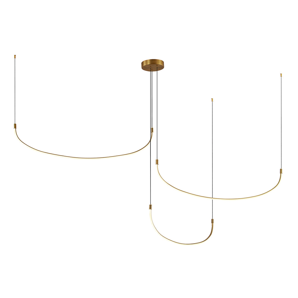 Kuzco Canada - LED Pendant - Talis - Brushed Gold- Union Lighting Luminaires Decor
