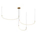 Kuzco Canada - LED Pendant - Talis - Brushed Gold- Union Lighting Luminaires Decor