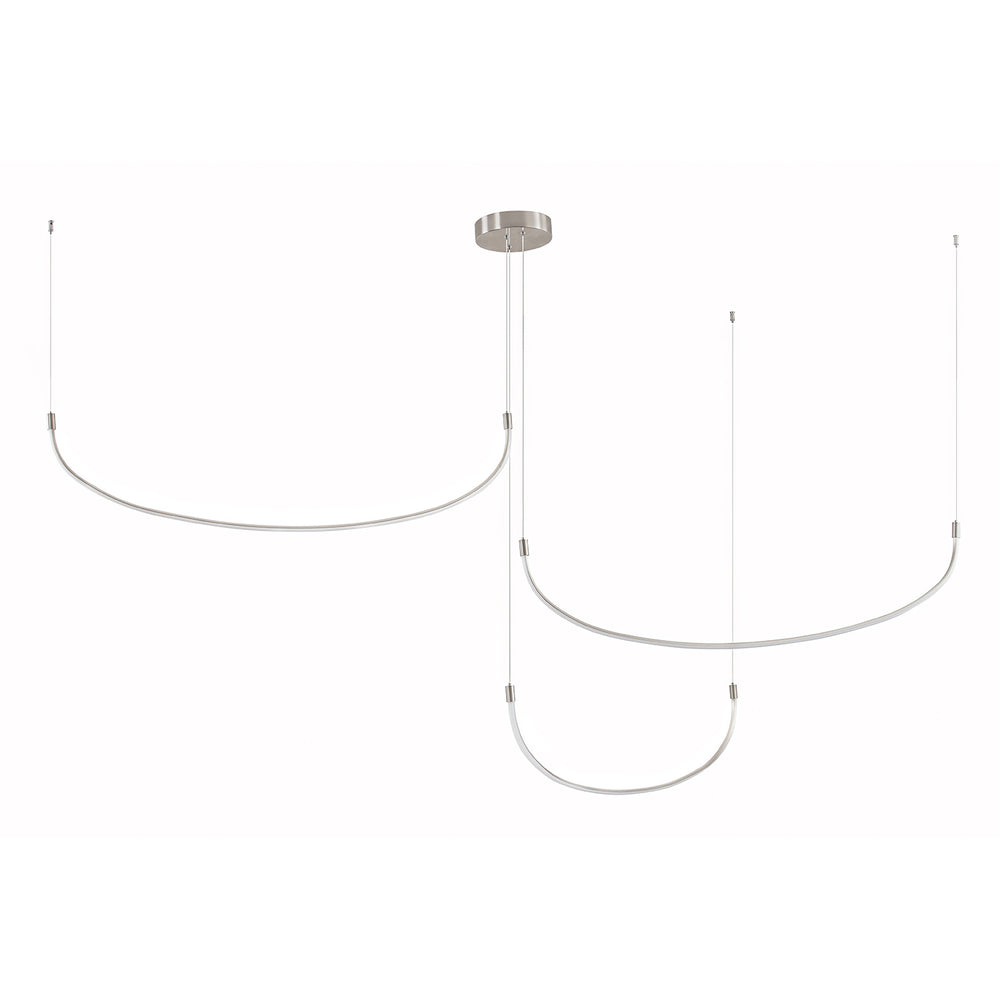 Kuzco Canada - LED Pendant - Talis - Brushed Nickel- Union Lighting Luminaires Decor