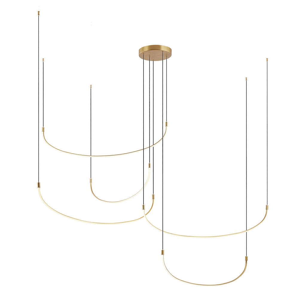 Kuzco Canada - LED Pendant - Talis - Brushed Gold- Union Lighting Luminaires Decor