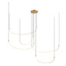 Kuzco Canada - LED Pendant - Talis - Brushed Gold- Union Lighting Luminaires Decor