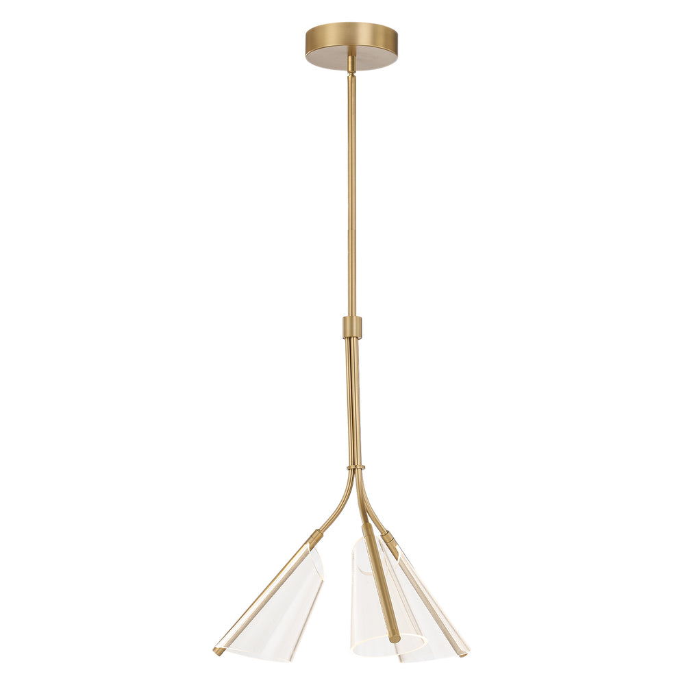 Kuzco Canada - LED Pendant - Mulberry - Brushed Gold/Light Guide- Union Lighting Luminaires Decor