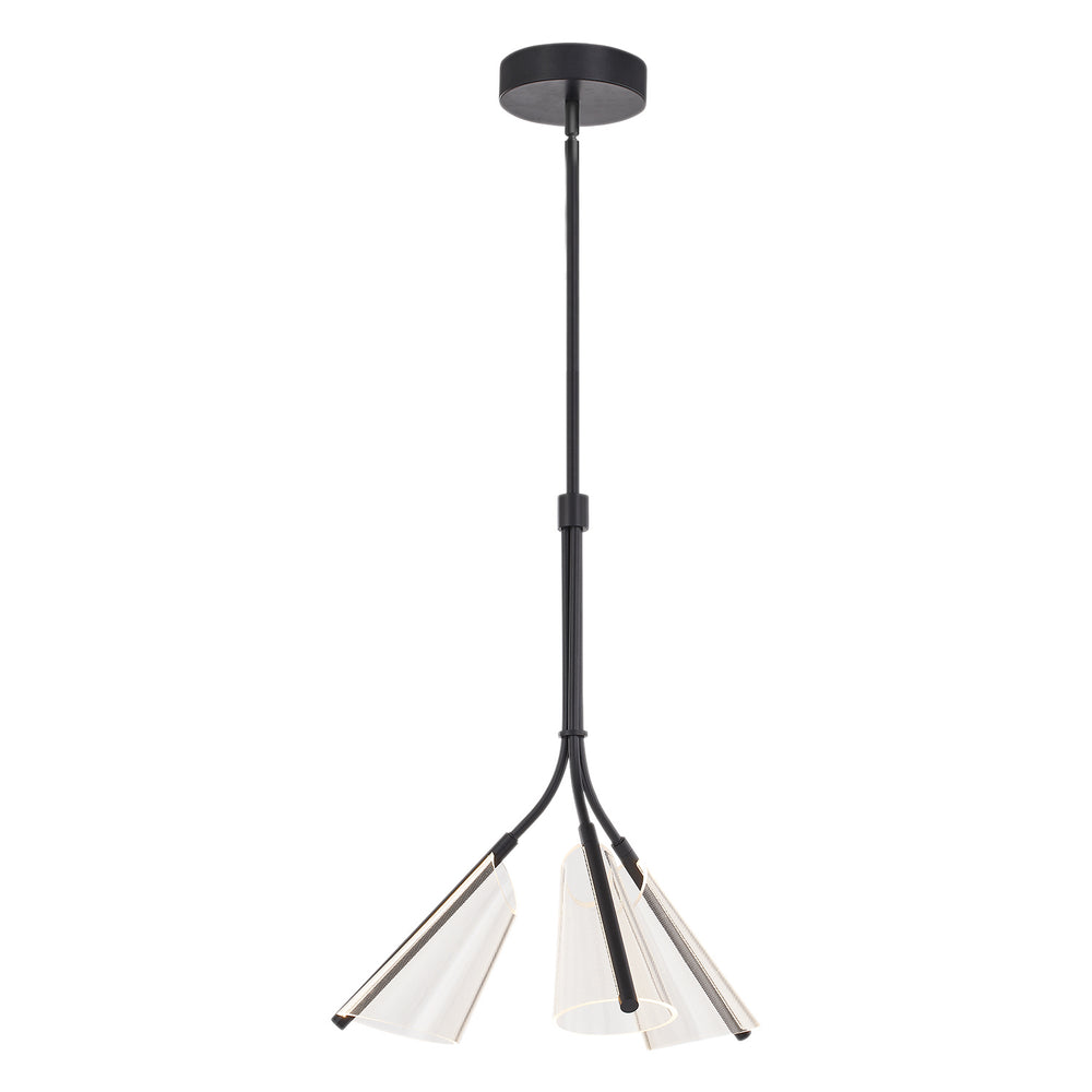 Kuzco Canada - LED Pendant - Mulberry - Black/Light Guide- Union Lighting Luminaires Decor