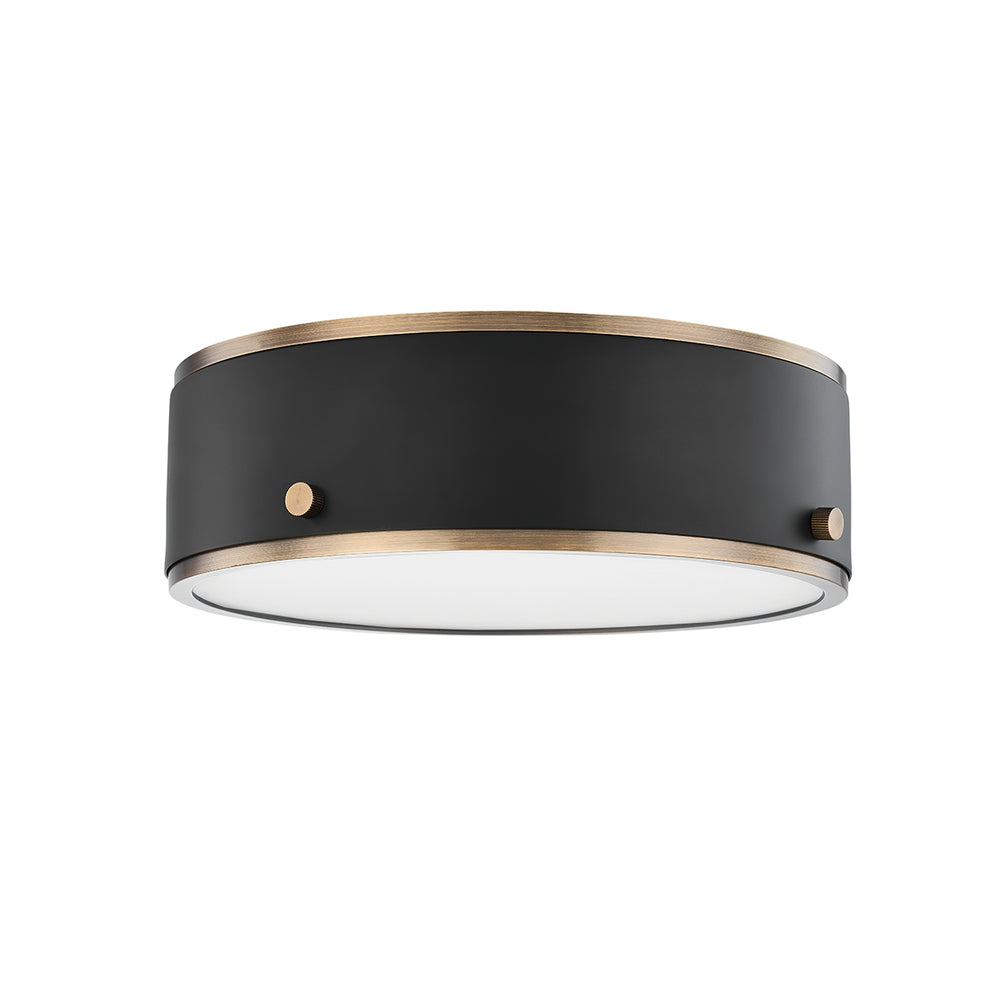 Troy Lighting Canada - LED Flush Mount - Eli - Patina Brass- Union Lighting Luminaires Decor
