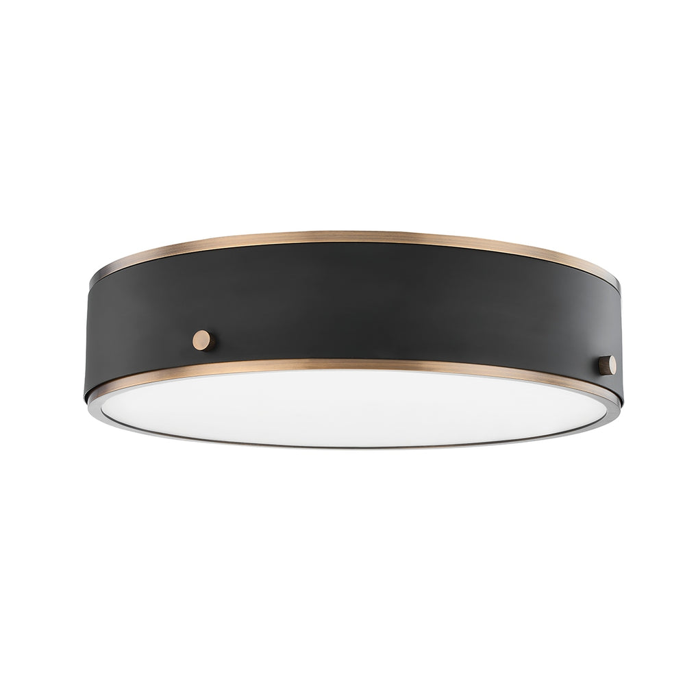 Troy Lighting Canada - LED Flush Mount - Eli - Patina Brass- Union Lighting Luminaires Decor