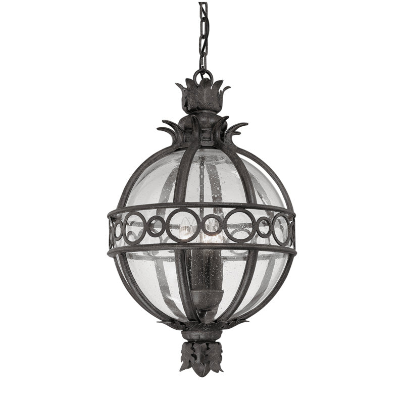 Troy Lighting Canada - Three Light Hanging Lantern - Campanile - French Iron- Union Lighting Luminaires Decor